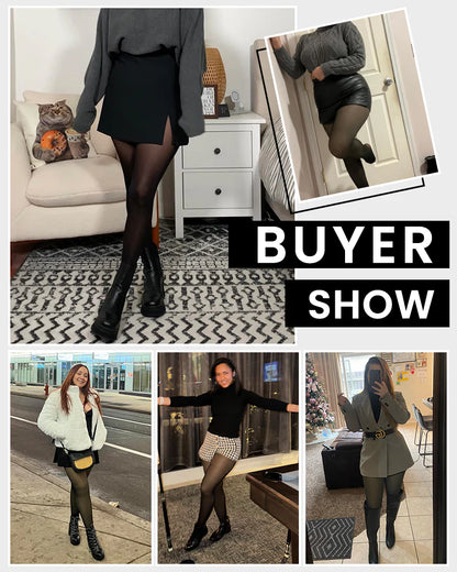 Elura Illusion Fleece Tights