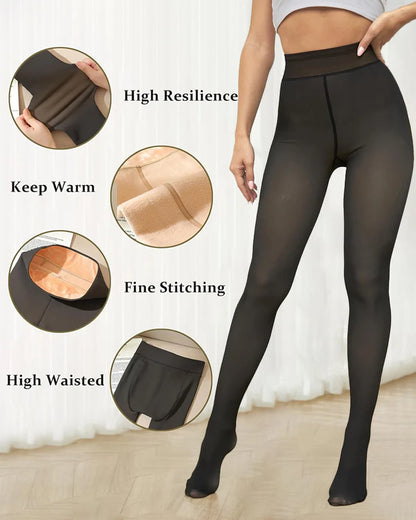 Elura Illusion Fleece Tights